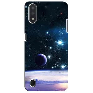 Чохол (ТПУ) з планетами на Sansung Galaxy M01 Core (A013F) (Космічний вид)