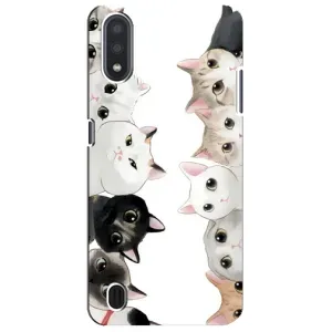 Силиконовый чехол с котиком для Sansung Galaxy M01 Core (A013F) (Коты)