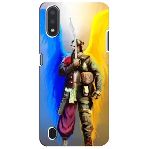 Чохол з картинкою (Патріотичний КОЗАК) на Sansung Galaxy M01 Core (A013F) (КОЗАК з крилами)
