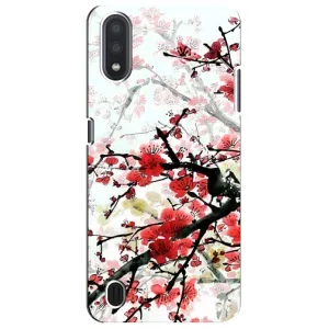 Чехол с принтом САКУРЫ на Sansung Galaxy M01 Core (A013F) (Красивая Сакура)