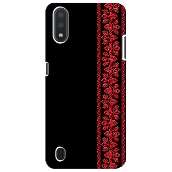 Чехол с рисунком «Красная Вышиванка» для Samsung Galaxy M01 Core (A013F) Чехол с рисунком «Красная Вышиванка» для Samsung Galaxy M01 Core (A013F)