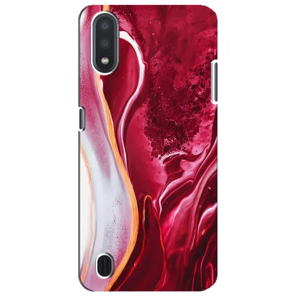 Чехол с рисунком «Красный мрамор» для Samsung Galaxy M01 Core (A013F) Чехол с рисунком «Красный мрамор» для Samsung Galaxy M01 Core (A013F)