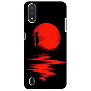 Летний Чехол на Sansung Galaxy M01 Core (A013F) (Красный Закат)