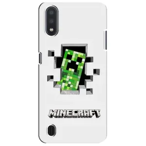 Чохли для Sansung Galaxy M01 Core (A013F) (Персонажі МайнКрафт) (Кріпер)