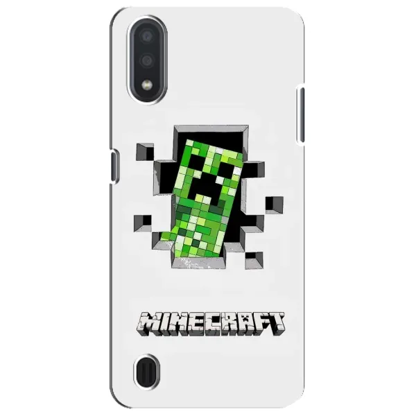 Чехол с рисунком «Крипер» для Samsung Galaxy M01 Core (A013F) Чехол с рисунком «Крипер» для Samsung Galaxy M01 Core (A013F)