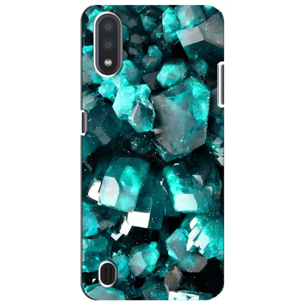 Чехол с рисунком «Кристалы» для Samsung Galaxy M01 Core (A013F)