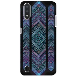 Силиконовый Чехол на Sansung Galaxy M01 Core (A013F) (Крутой орнамент)
