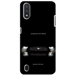 Чехлы с тематикой "Крутые машины" на Sansung Galaxy M01 Core (A013F) (Черный Land Rover)