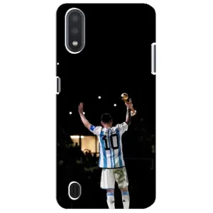 Чехлы Лео Месси Аргентина для Sansung Galaxy M01 Core (A013F) (Лео Чемпион)