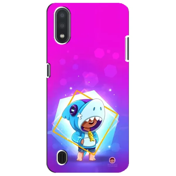 Чехол с рисунком «Леон в костюме Акулы» для Samsung Galaxy M01 Core (A013F)