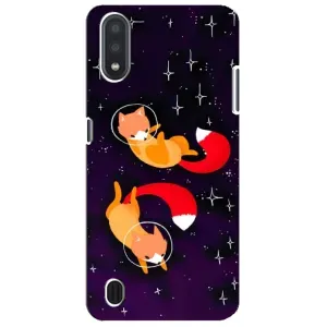 Чехол с Лисичкой для Sansung Galaxy M01 Core (A013F) (Лисы)