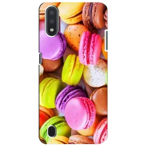 Чехол с изображением вкусной еды для Sansung Galaxy M01 Core (A013F) (Макаруны)