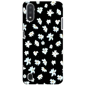 Чехол с ромашками на Sansung Galaxy M01 Core (A013F) (Маленькие ромашки)