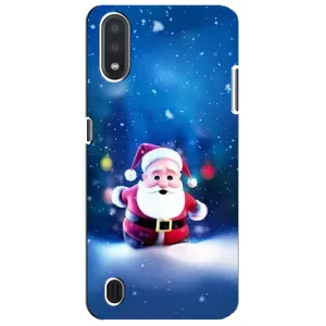 Чехлы на Новый Год Sansung Galaxy M01 Core (A013F) (Маленький Дед Мороз)