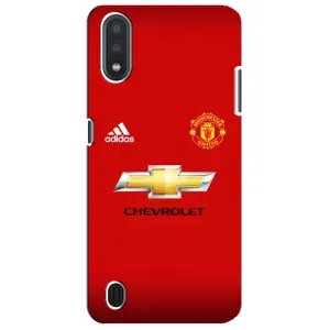 Силиконовые Чехлы принт Футбол на Sansung Galaxy M01 Core (A013F) (Man United)