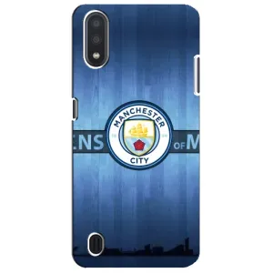 Силиконовые Чехлы принт Футбол на Sansung Galaxy M01 Core (A013F) (ManCity)