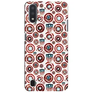 Чехол с Щитом Капитана Америки на Sansung Galaxy M01 Core (A013F) (Марвел щиты)