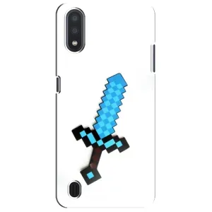 Чохли для Sansung Galaxy M01 Core (A013F) (Персонажі МайнКрафт) (Меч)