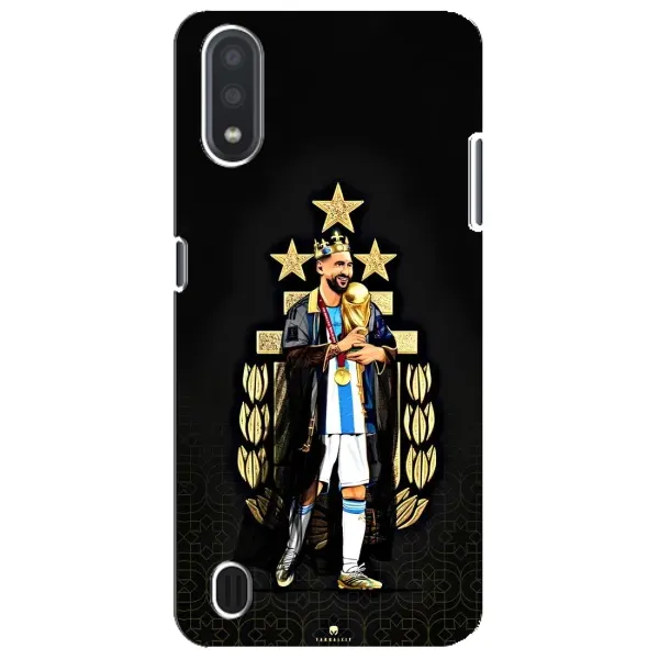 Чехол с рисунком «Месси король» для Samsung Galaxy M01 Core (A013F)
