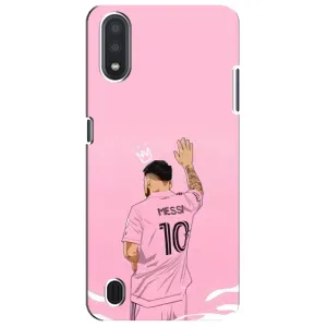 Чехлы Лео Месси в Майами на Sansung Galaxy M01 Core (A013F) (Месси Маями)