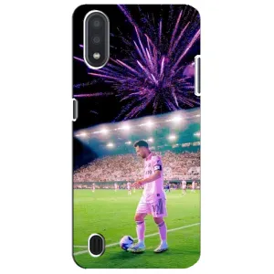 Чехлы Лео Месси в Майами на Sansung Galaxy M01 Core (A013F) (Месси в Майами)
