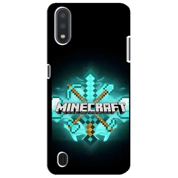 Чехол с рисунком «MineCraft 2» для Samsung Galaxy M01 Core (A013F)
