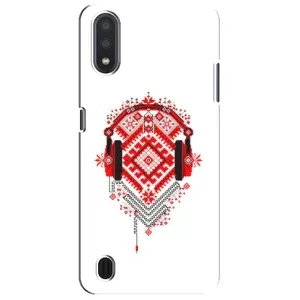 Силиконовый Чехол на Sansung Galaxy M01 Core (A013F) с картинкой Вышиванки (Модная вышиванка)