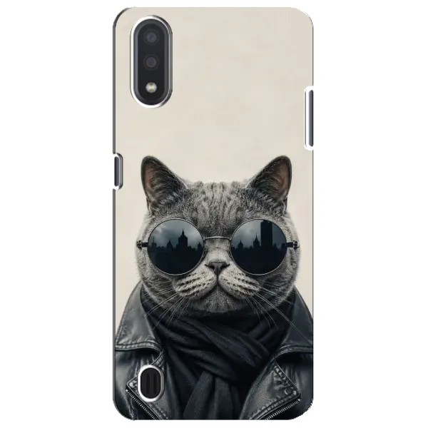 Чехол с рисунком «Модный кот» для Samsung Galaxy M01 Core (A013F) Чехол с рисунком «Модный кот» для Samsung Galaxy M01 Core (A013F)