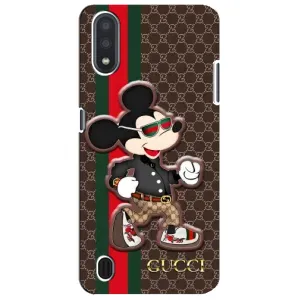 Чехлы Бренд GUCCI для Sansung Galaxy M01 Core (A013F) (Маус Гуччи)