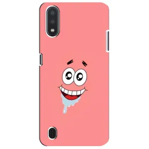 Чехлы с Патриком на Sansung Galaxy M01 Core (A013F) (Мордочка Патрика)