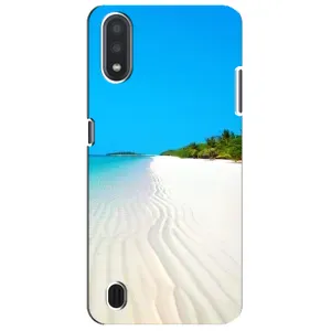 Летний Чехол на Sansung Galaxy M01 Core (A013F) (Море песок)