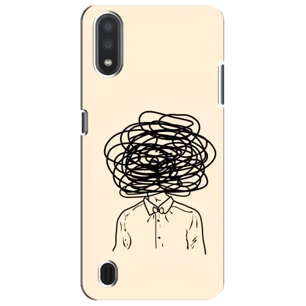 Чехол с рисунком «Мысли» для Samsung Galaxy M01 Core (A013F)