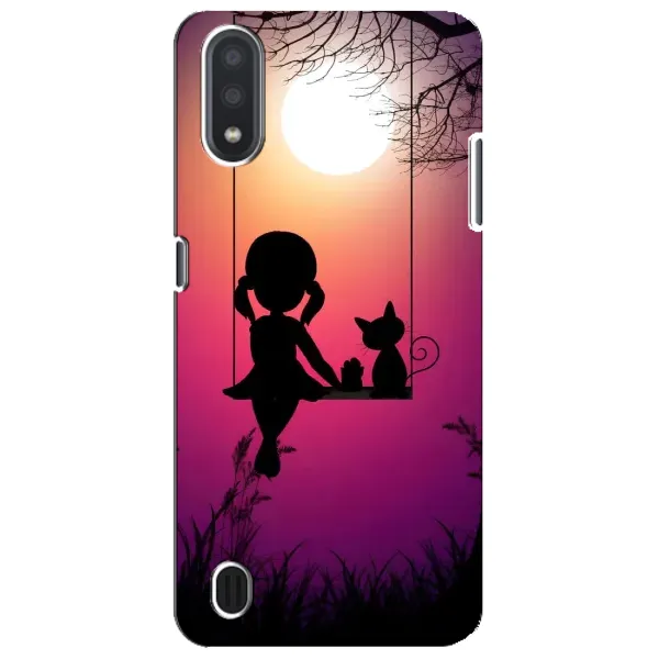 Чехол с рисунком «На качели» для Samsung Galaxy M01 Core (A013F)