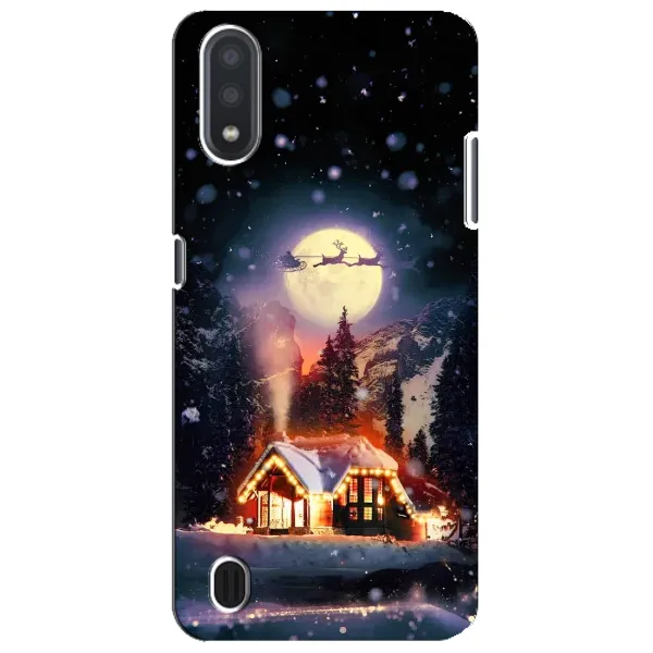 Чехол с рисунком «Настроение зимнее» для Samsung Galaxy M01 Core (A013F)