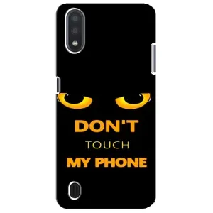 Чехол с Прикольным принтом на Sansung Galaxy M01 Core (A013F) (Не трогай мой телефон)