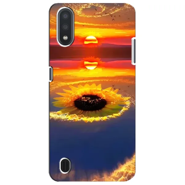 Чехол с рисунком «Небо подсолнух» для Samsung Galaxy M01 Core (A013F)