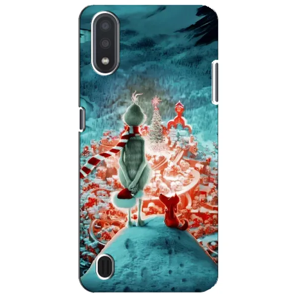 Чехол с рисунком «Новогодний Гринч» для Samsung Galaxy M01 Core (A013F) Чехол с рисунком «Новогодний Гринч» для Samsung Galaxy M01 Core (A013F)