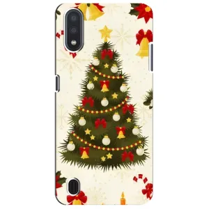 Чехол Новогодняя Елка на Sansung Galaxy M01 Core (A013F) (Новогодний принт)