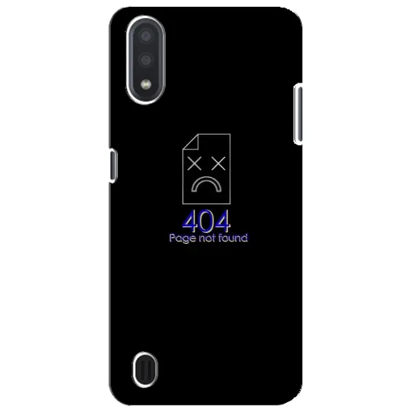 Чехол с рисунком «Ошибка 404» для Samsung Galaxy M01 Core (A013F) Чехол с рисунком «Ошибка 404» для Samsung Galaxy M01 Core (A013F)