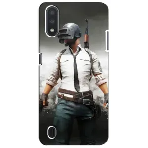 Чохол з картинкою "Герой Pubg" на Sansung Galaxy M01 Core (A013F) (Пабг)