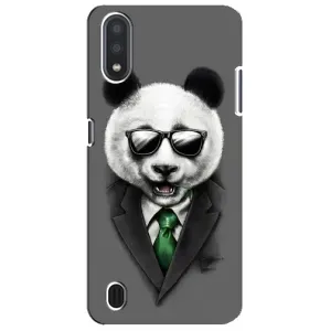 Чехлы с Пандами на Sansung Galaxy M01 Core (A013F) (Панда в очках)