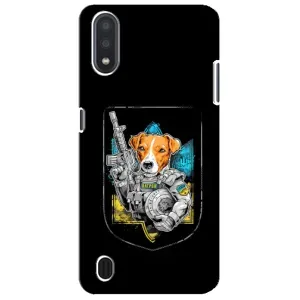 Чехол с принтом для Sansung Galaxy M01 Core (A013F) (Патрон Воин)