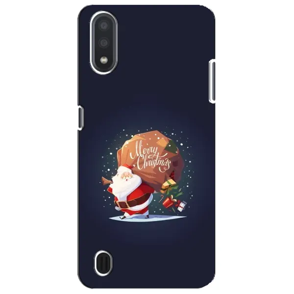 Чехол с рисунком «Подарки от Санты» для Samsung Galaxy M01 Core (A013F)