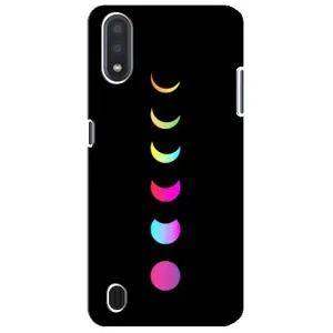Чохол (ТПУ) з планетами на Sansung Galaxy M01 Core (A013F) (Повнолуння)