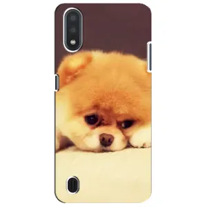 Чехол (ТПУ) Милые собачки для Sansung Galaxy M01 Core (A013F) (Померанский шпиц)