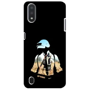 Чохол з картинкою "Герой Pubg" на Sansung Galaxy M01 Core (A013F) (Пубг мен)