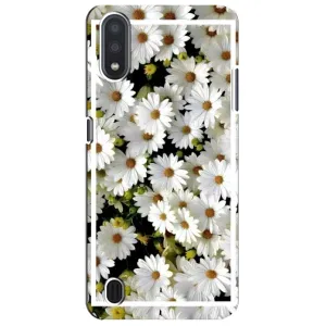 Чехол с ромашками на Sansung Galaxy M01 Core (A013F) (Рамка в ромашках)