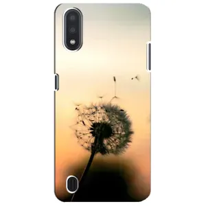 Силиконовый Чехол с одуванчиками на Sansung Galaxy M01 Core (A013F) (Роздумаханый одуванчик)