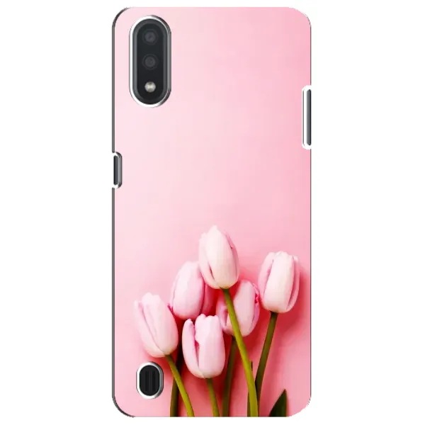 Чехол с рисунком «Розовые тюльпаны» для Samsung Galaxy M01 Core (A013F) Чехол с рисунком «Розовые тюльпаны» для Samsung Galaxy M01 Core (A013F)