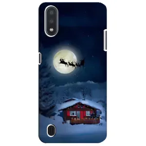 Чехол Санта Клаус для Sansung Galaxy M01 Core (A013F) (Санта)